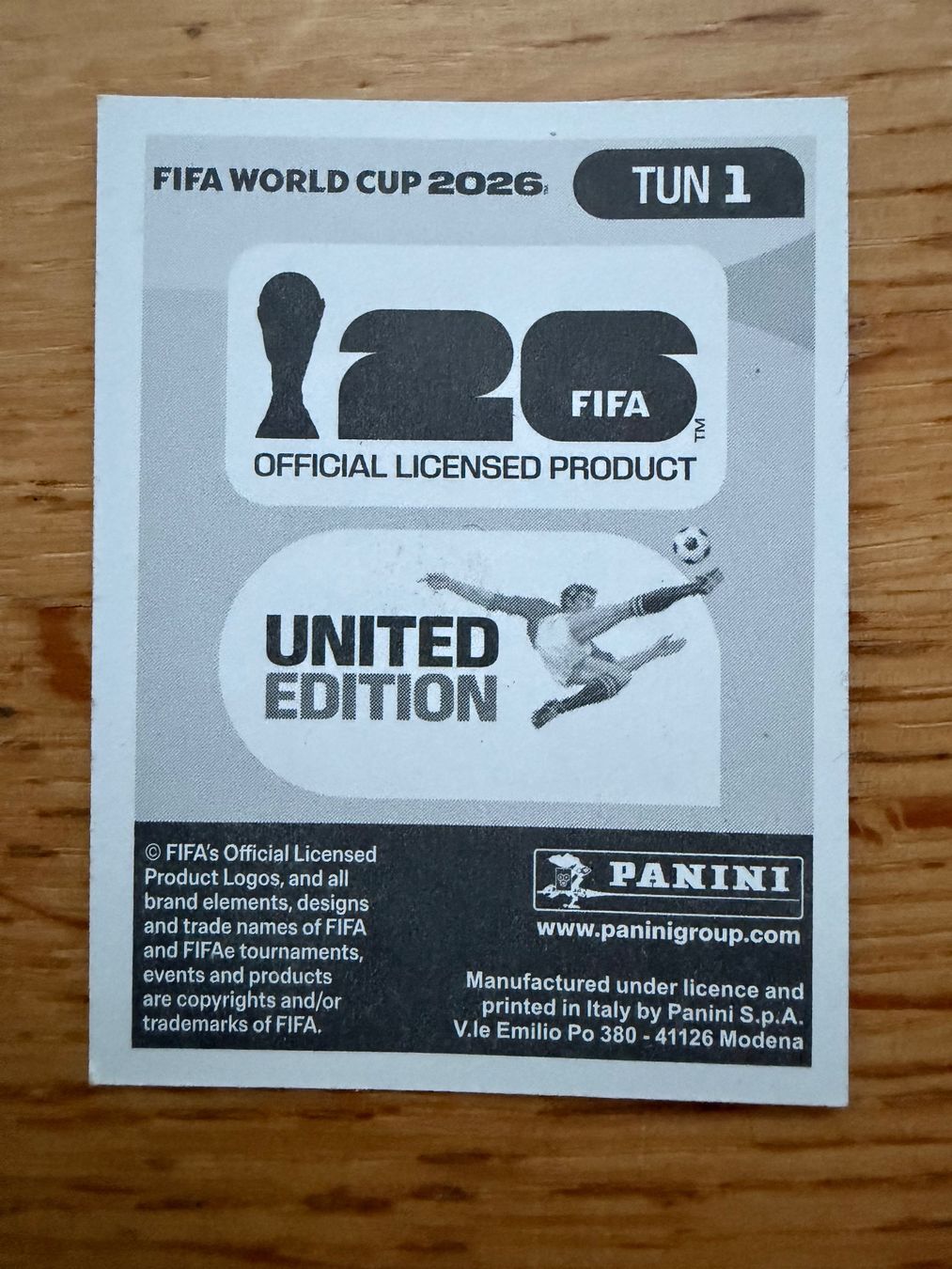 Panini Carte collezionabili: Panini TUN 1 – Nuovo (secondo la descrizione) da Zürich venduto da bel5 1