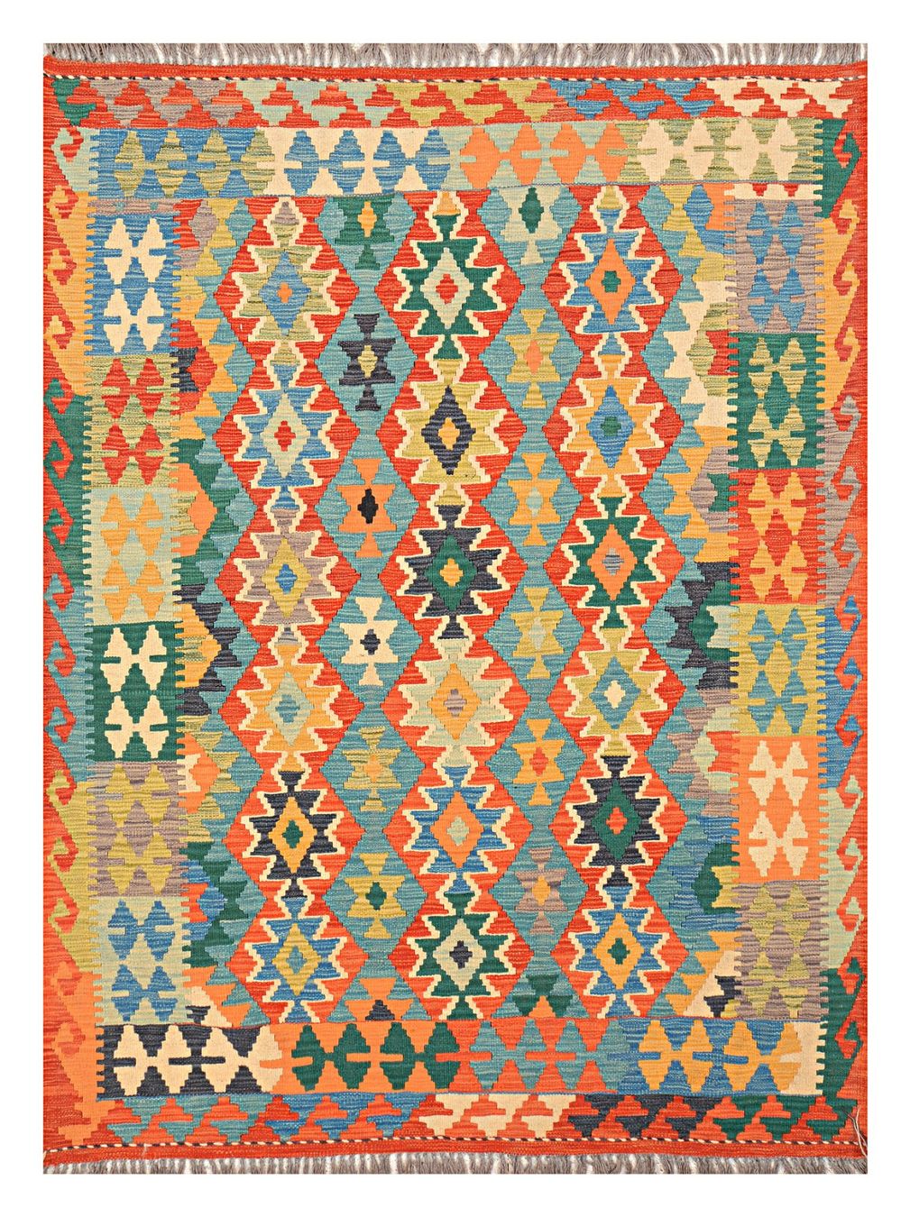 Kelim Tappeti: Oriente Kelim Teppich 150x200 Cm – Nuovo e nell'imballaggio originale da Lahore venduto da Fairways79 1