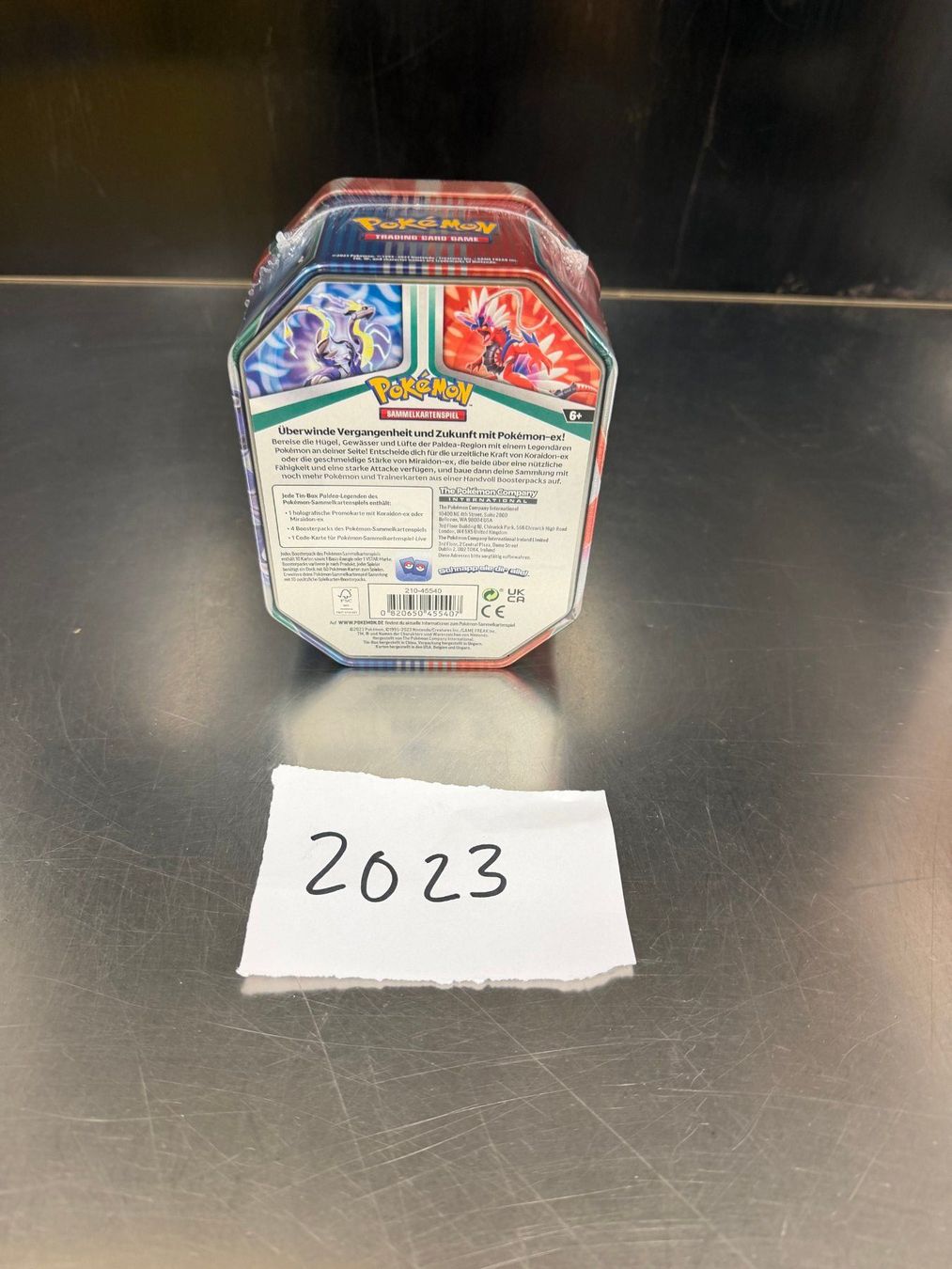 Pokémon Carte collezionabili: POKEMON-TIN BOX-KOREIDON-EX-2023 – Nuovo e nell'imballaggio originale da Frick venduto da RC2367 1