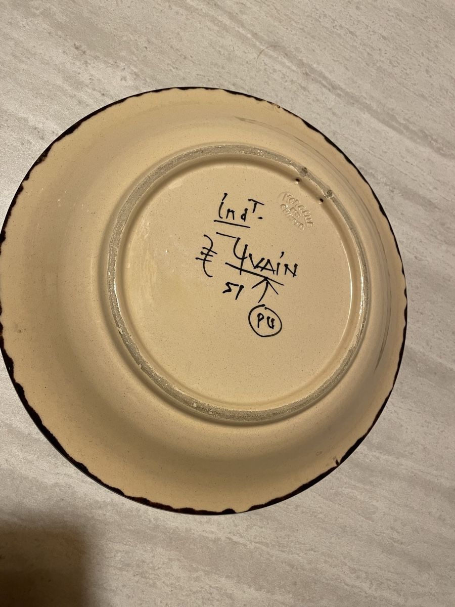 Assiettes: Schöner Steingut Teller von Yvain – D'occasion à Flawil par Naphtali 2