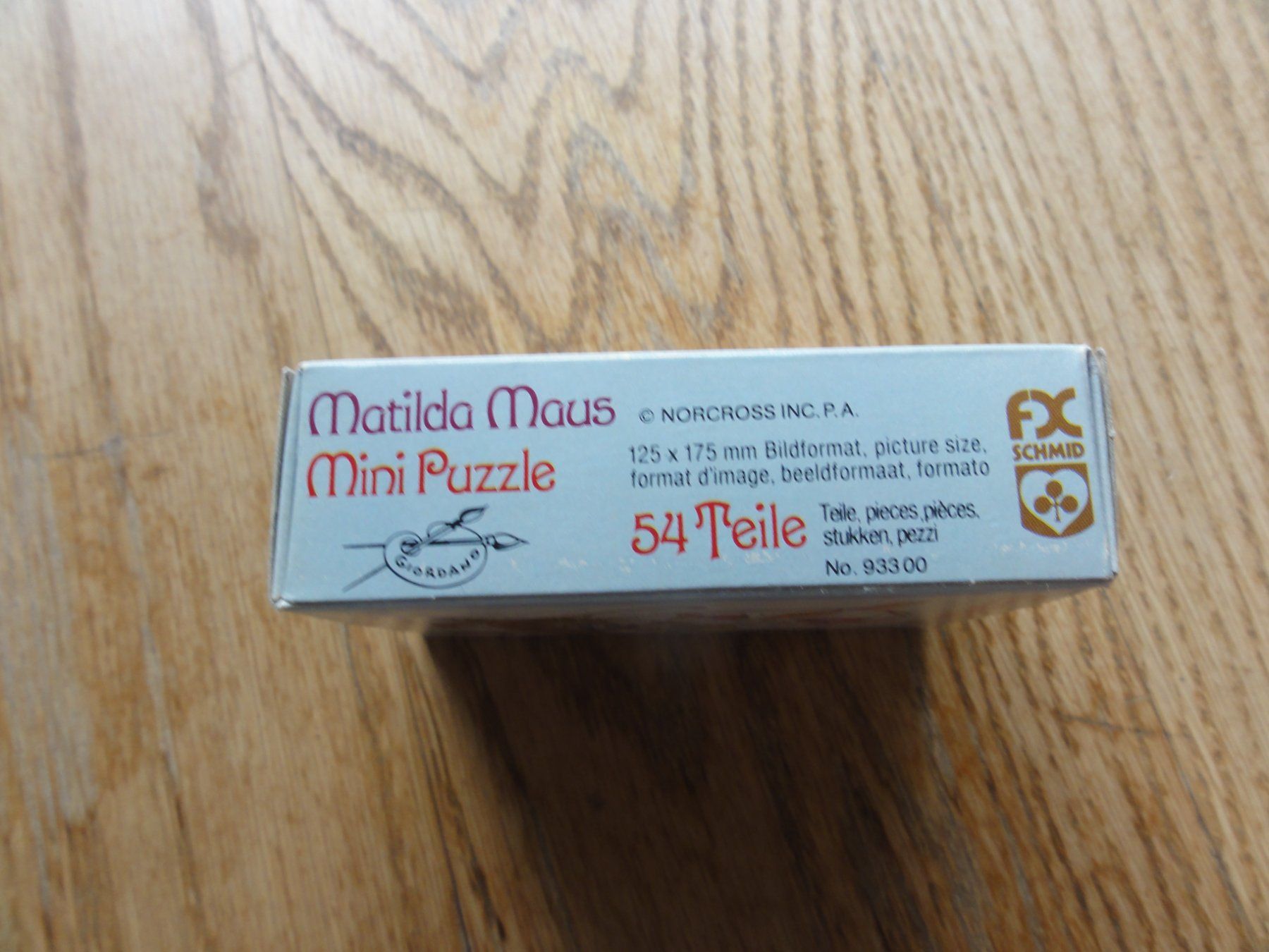 Puzzle: Matilda Maus, Puzzle – Usato da Riedholz venduto da Taweva 2