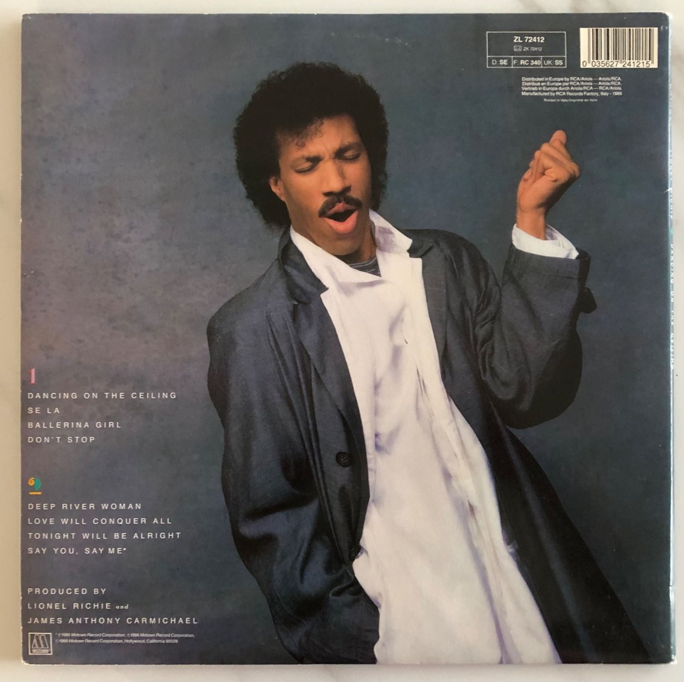 Dischi in vinile: LIONEL RICHIE - DANCING ON THE CEILING – Usato da Poliez-Pittet venduto da Newtown-Records 1