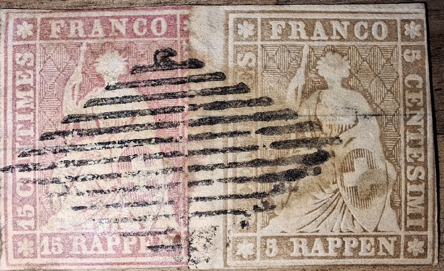 Tutti i francobolli: Strubel ehemaliges Brieffrankaturstück – Usato da Balgach venduto da SIMEON27