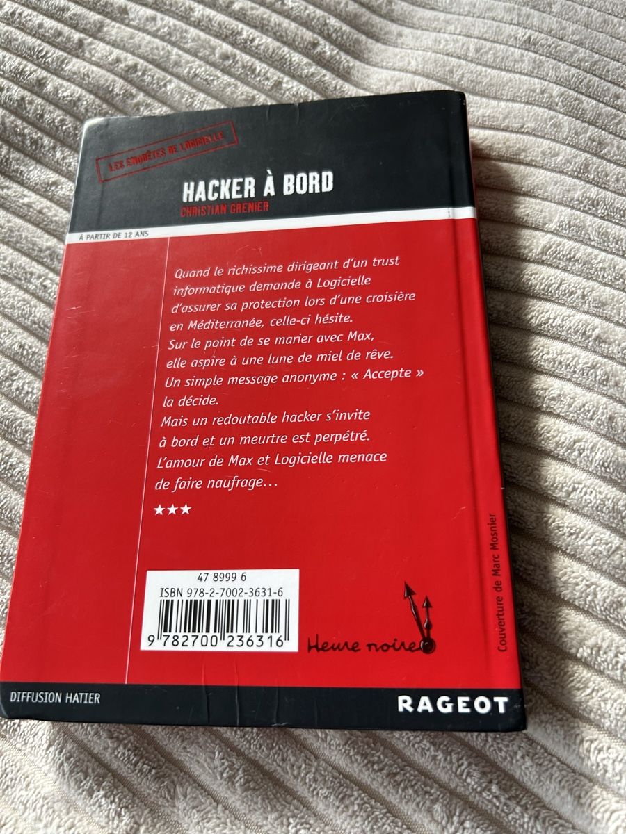 Libri: Livre Hacker à bord – Nuovo (secondo la descrizione) da Martigny venduto da lovejess 1