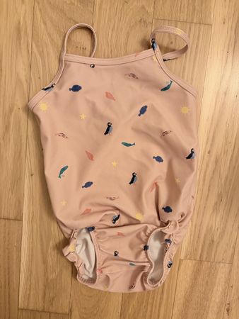 Petit Bateau baby girl swim suit (12 months)