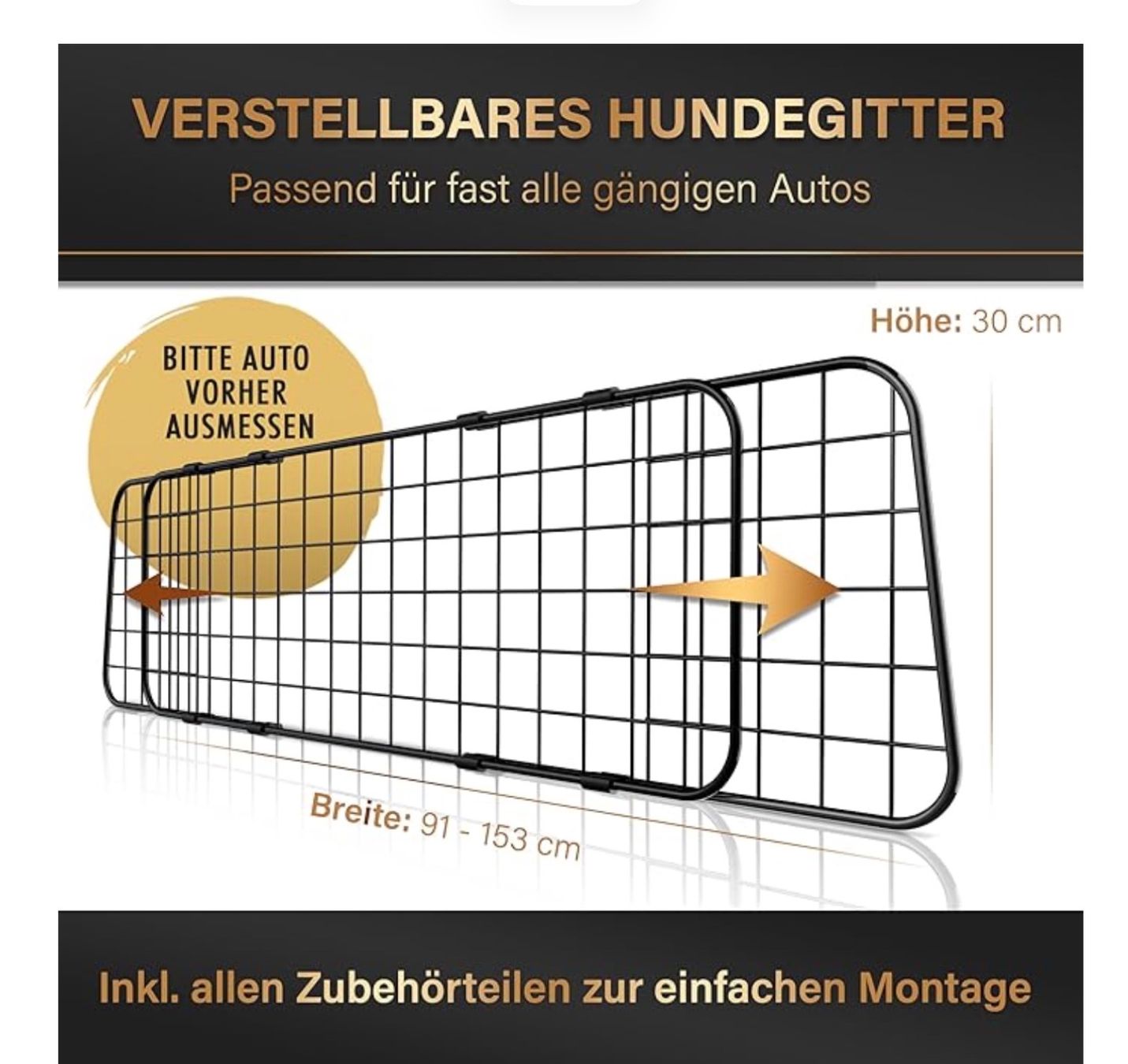 Gabbie, trasporto & Sicurezza: Hunde Trenngitter – Nuovo e nell'imballaggio originale da Rheineck venduto da federer81 1