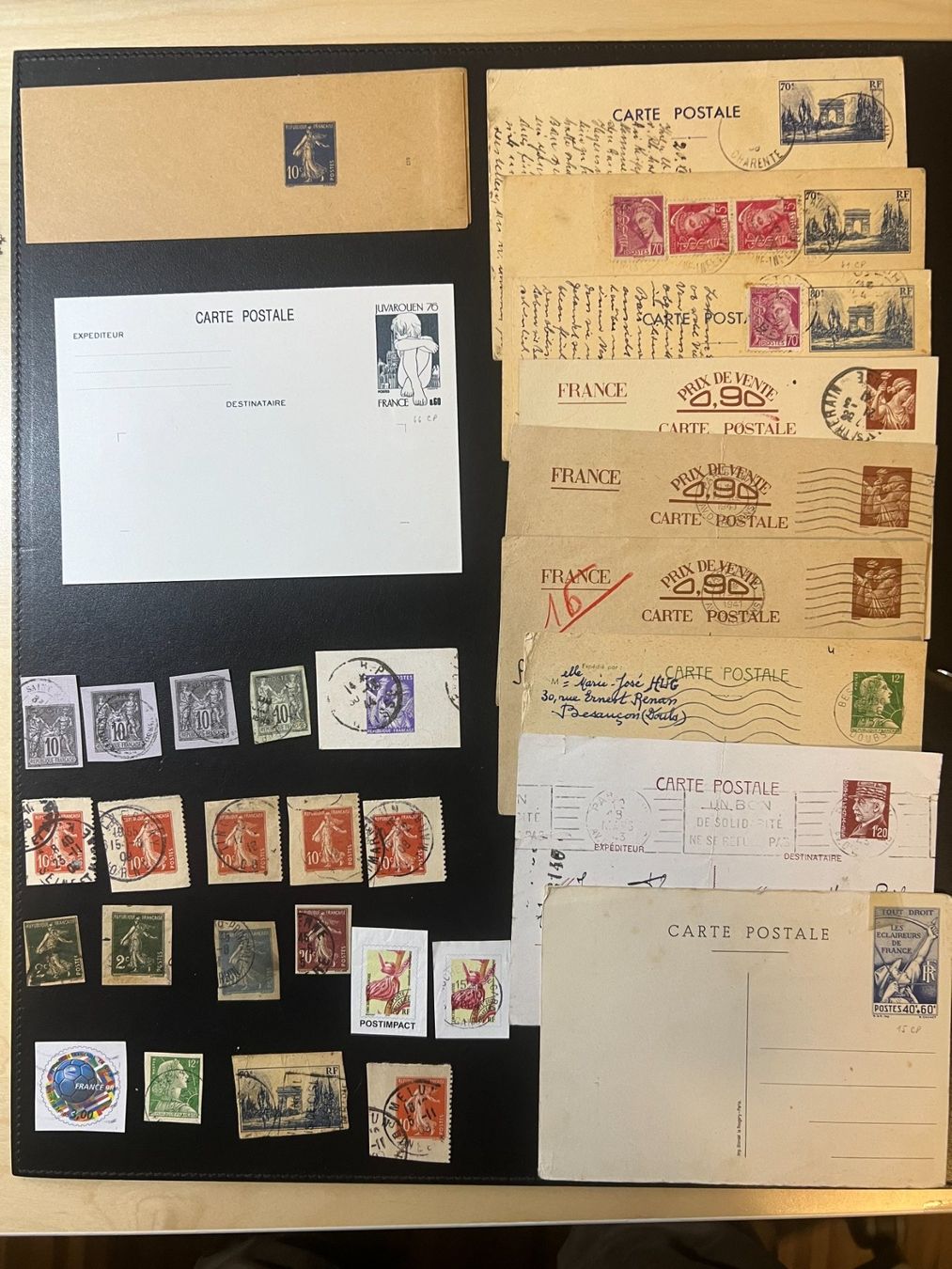 Tous les timbres: () Lot 30 entiers postaux – D'occasion à Lausanne par ffhoud