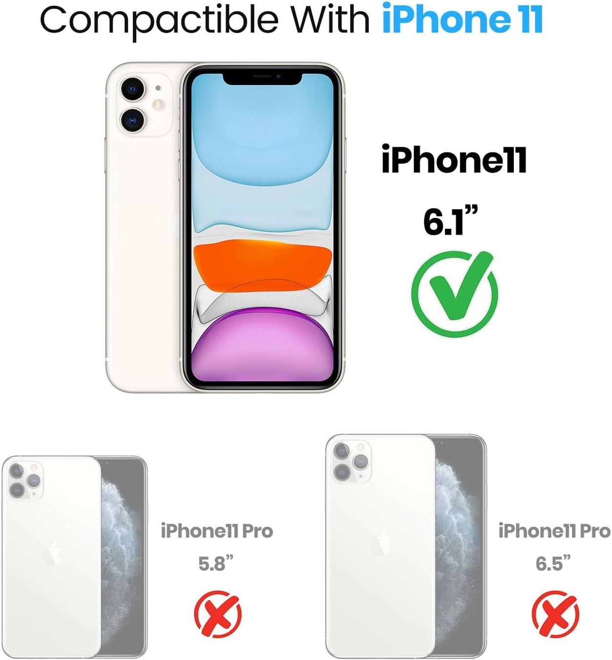 Cover & Protezioni schermo: New&Teck Case for iPhone 11 (6.1) – Nuovo e nell'imballaggio originale da Riehen venduto da babba1958 3