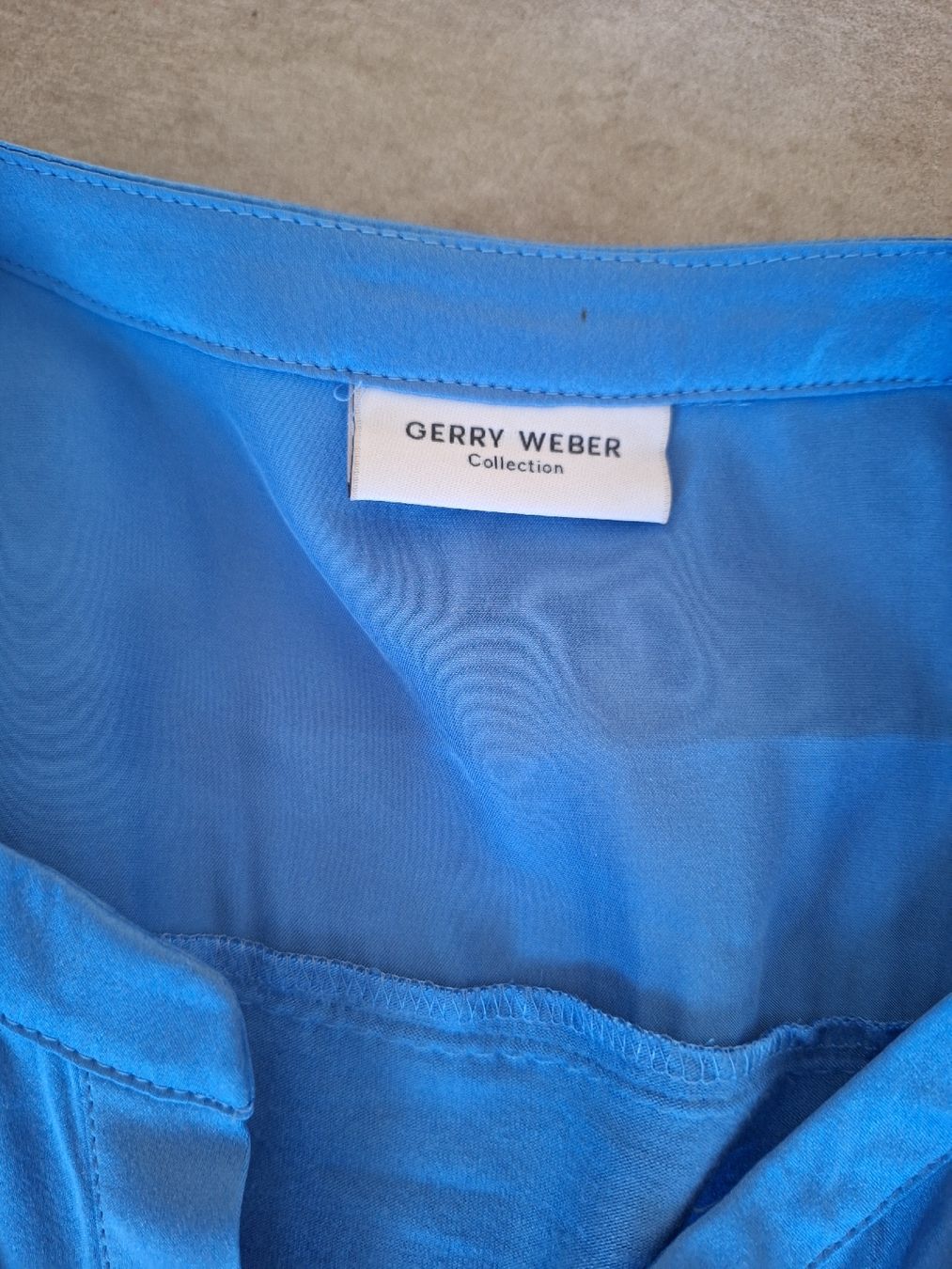 Gerry Weber Camicette: Gerry Weber Bluse hellblau 3/4 Arm / Grösse ca 38>40 – Usato da Buochs venduto da DasBaerchi 1