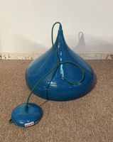 KARE Design Pendelleuchte Türkisblau – Vintage Hängelampe 