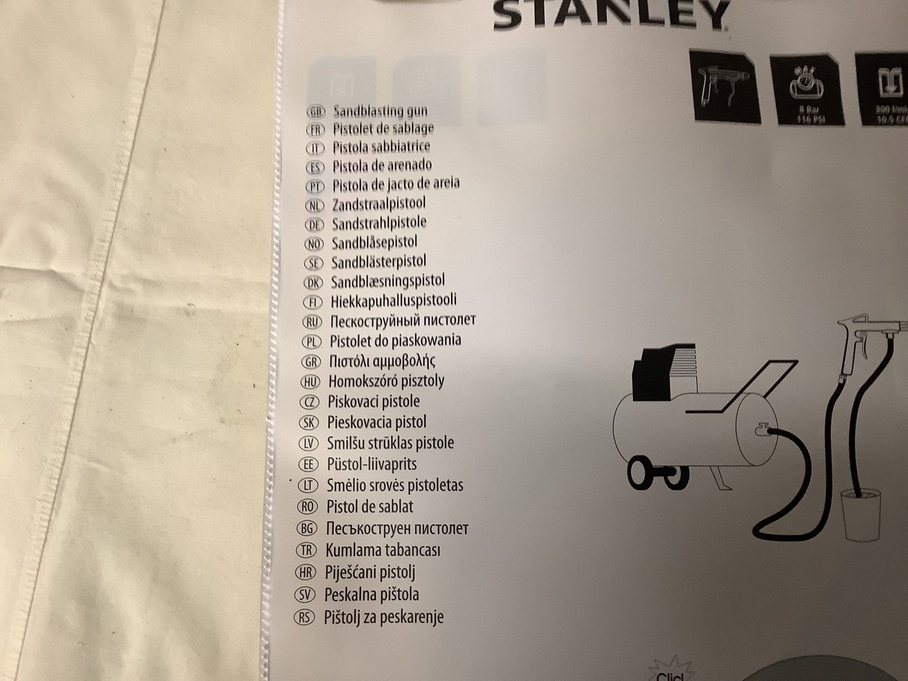Stanley Alle Werkzeuge: SANDSTRAHL PISTOLE MIT SCHLAUCH – Neu und originalverpackt aus Glarus von Mdelphi 5