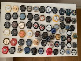 Grosses Lot Swatch Uhren Vintage und Gent