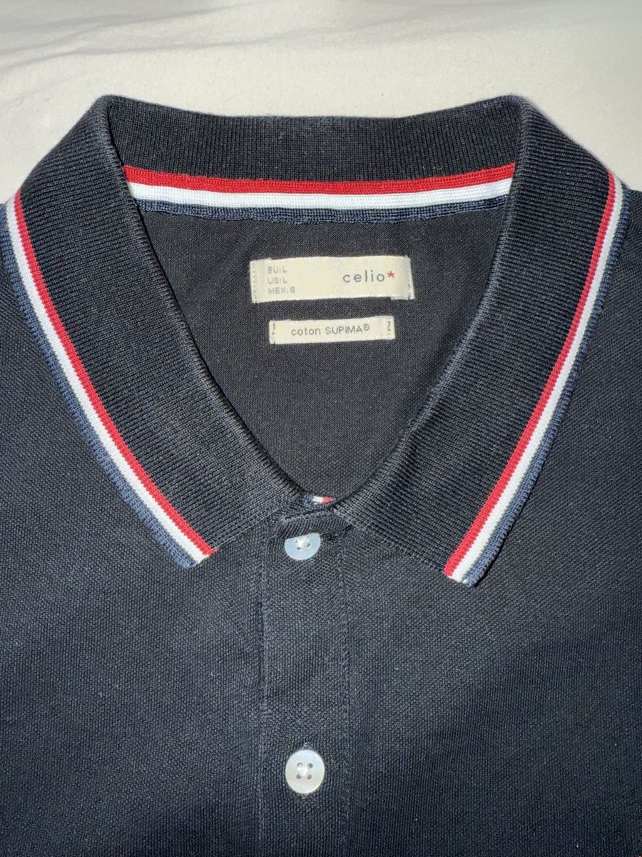 T-shirts: Polo Celio noir en taille L – Neuf avec emballage d'origine à Villaz-St-Pierre par dav_w66n 1