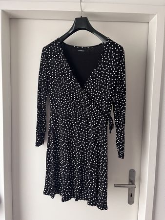 Robe portefeuille à pois - Élégante et confortable, taille L
