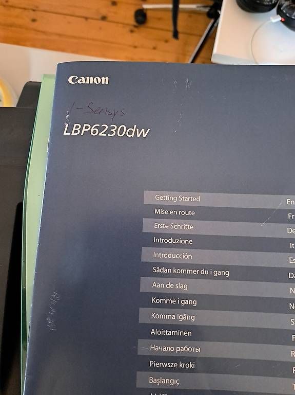 Drucker: Canon Laserdrucker schwarz / weiss – Gebraucht aus Widnau von Martinmaa