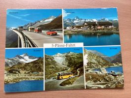 AK 5-Pässe-Fahrt, Gotthard, Nufenen, Susten, Furka, Grimsel