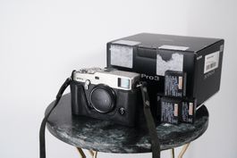 Fujifilm X-Pro3 Kamera dura silber inkl. Zubehör