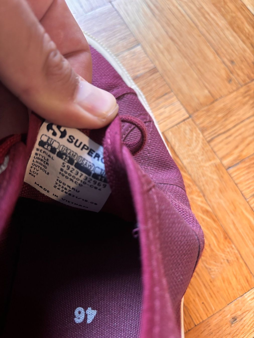 Superga Scarpe da uomo: Superga sneaker basket taille 46 – Usato da Prilly venduto da Ezareth 3