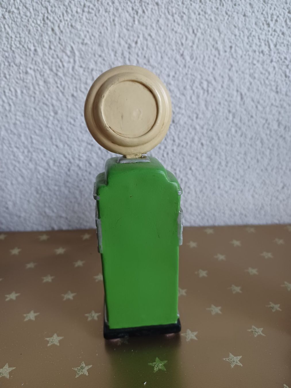 Statuette: Fossil Werbung/ Deko Set mit grüne Zapfsäule+2 Blechboxen – Usato da Hagendorn venduto da siwasi3 3
