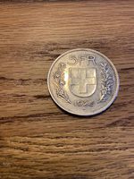 5 Franken 1925 Silbermünze Antik Schweiz