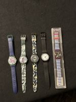 Swatch neuwertig 5 Stück 90 er Jahre