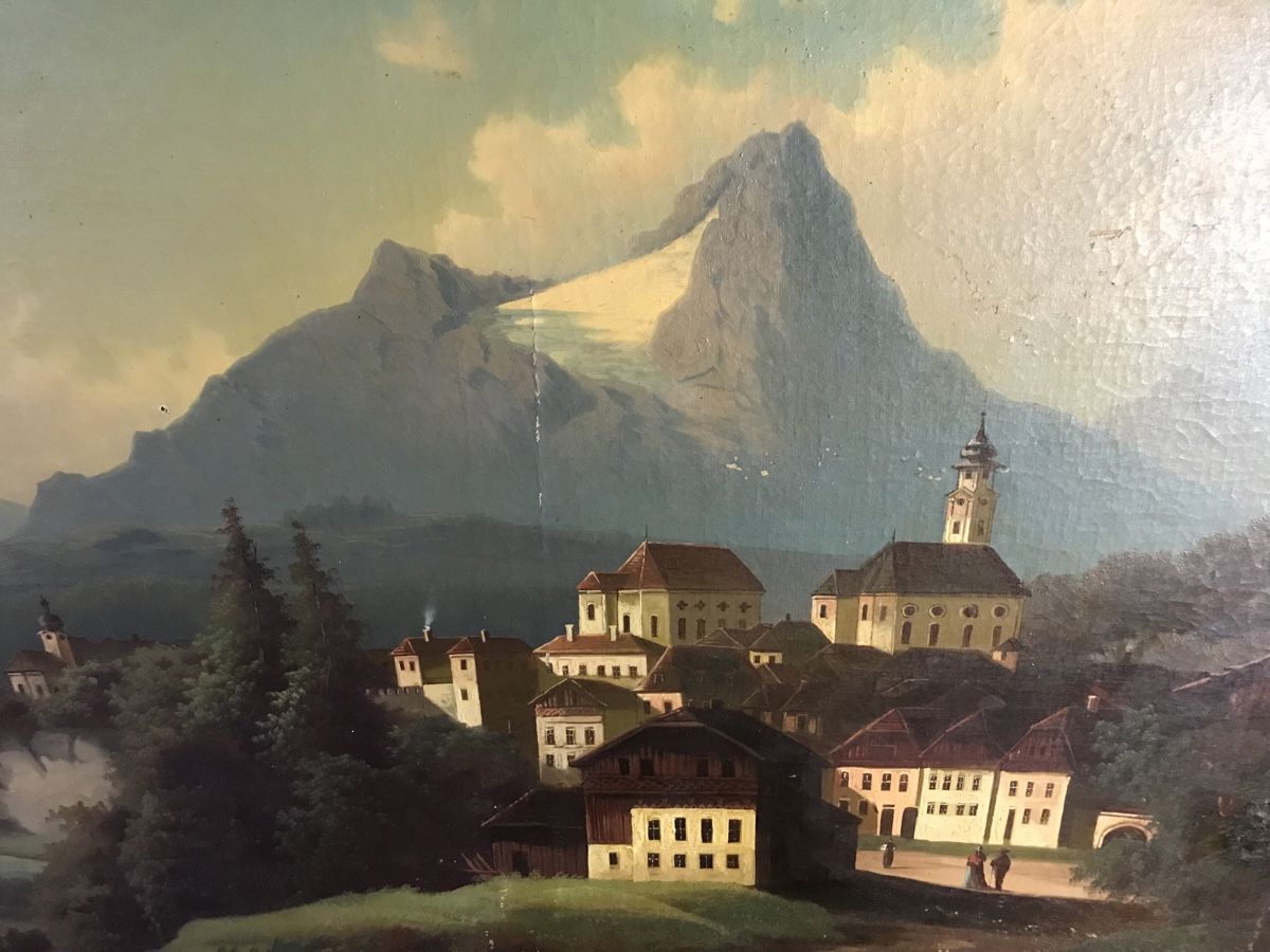 Dipinti: 19. Jh grosses Ölgemälde – Usato da Wolfhalden venduto da SecondAntique 2