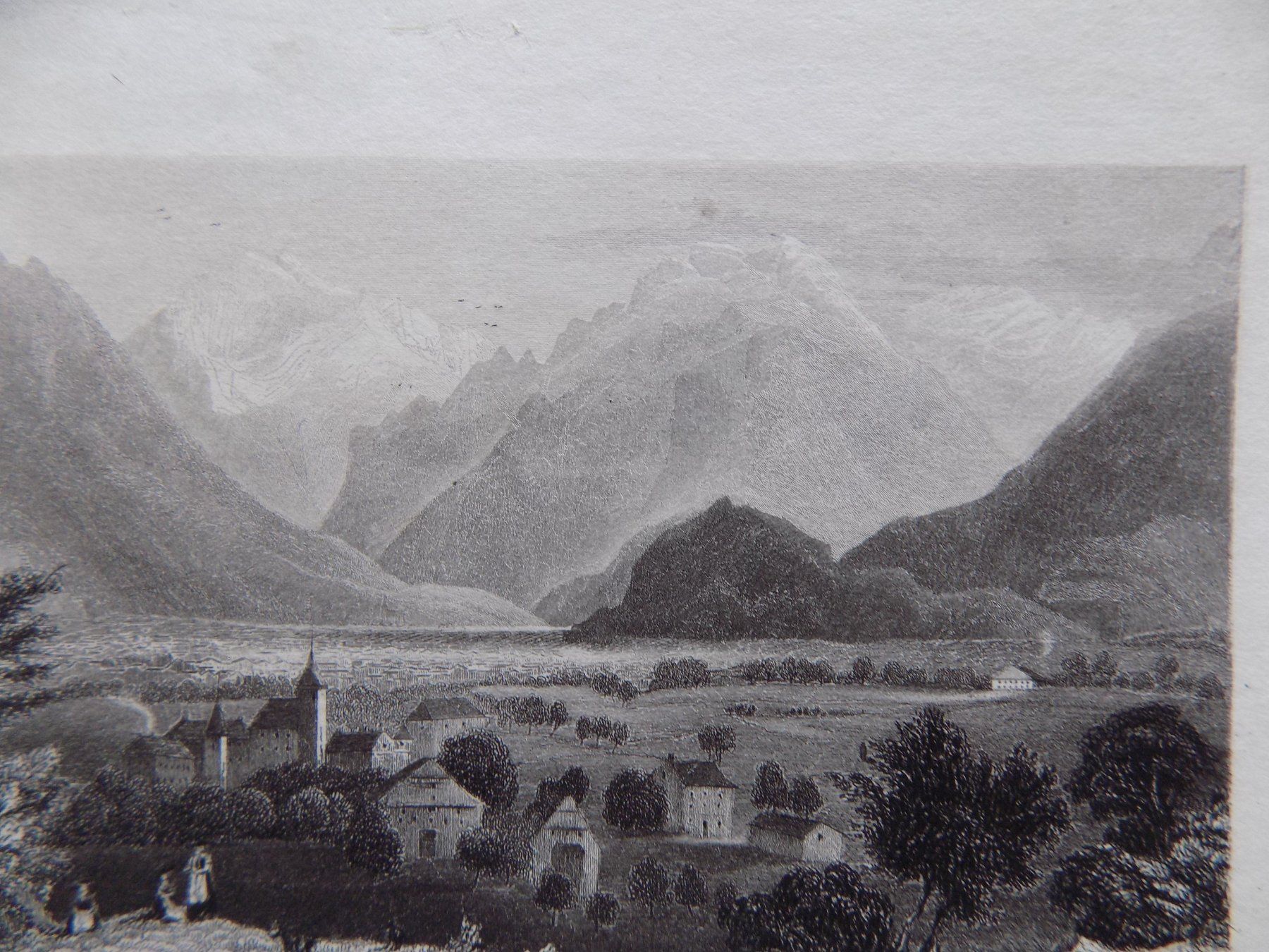 Gravures: Interlaken kleiner Stahlstich – D'occasion à Risch par Antikfee 3