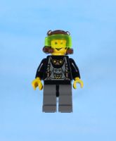 LEGO Minifigur Axel - Trans-Neon Green Visor