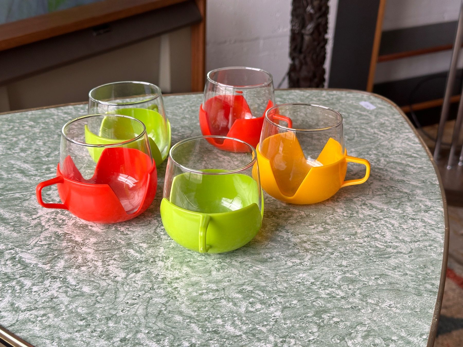 Bicchieri: Vintage Gläser 70er Jahre – Usato da Strengelbach venduto da shihtzuliving_22 1