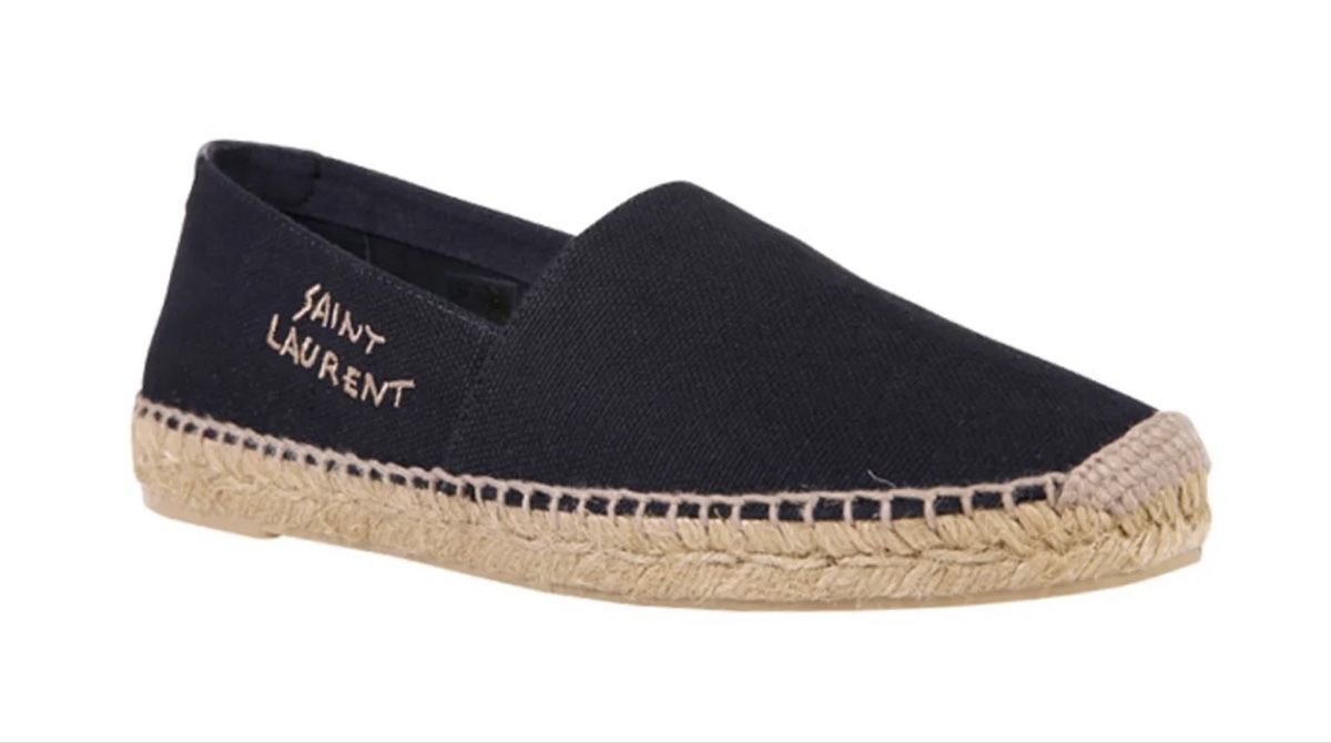 Saint Laurent Scarpe da uomo: Saint Laurent Black Canvas Espadrilles - 44 1/2 – Usato da Brugg AG venduto da GiovanniVercetti