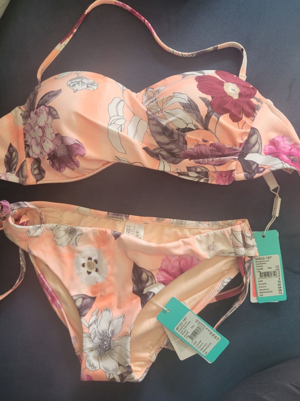 Seafolly Costumi da bagno & Bikini: Seafolly bikini peach (Neuf) – Nuovo e nell'imballaggio originale da Yverdon-les-bains venduto da sma_c6wn