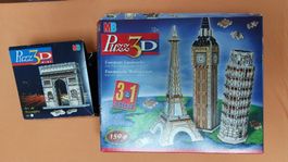 MB Puzz3D European Landmarks 3-in-1 Mini Arc de Triomphe