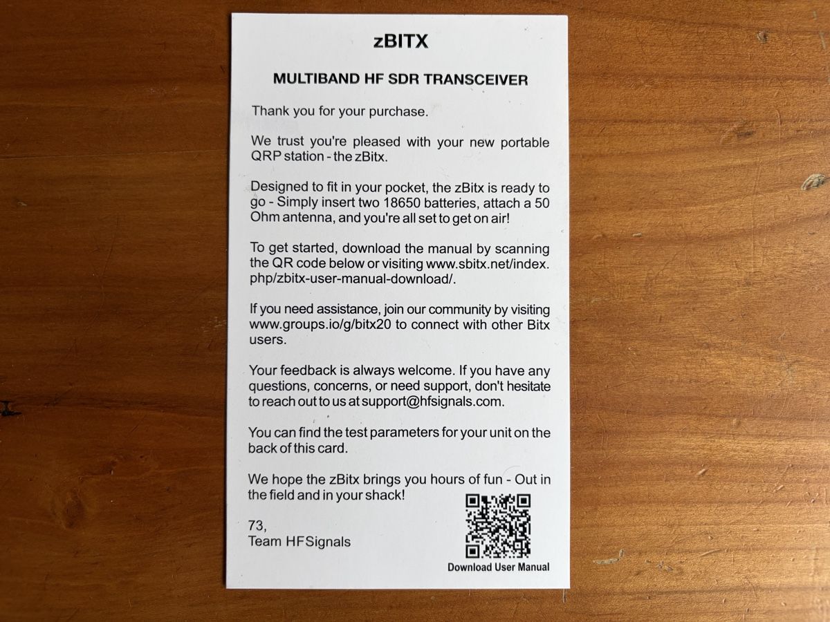 Radiocomunicazione: zBtx von HFSignals – Nuovo (secondo la descrizione) da Dürnten venduto da Aretshalde 2