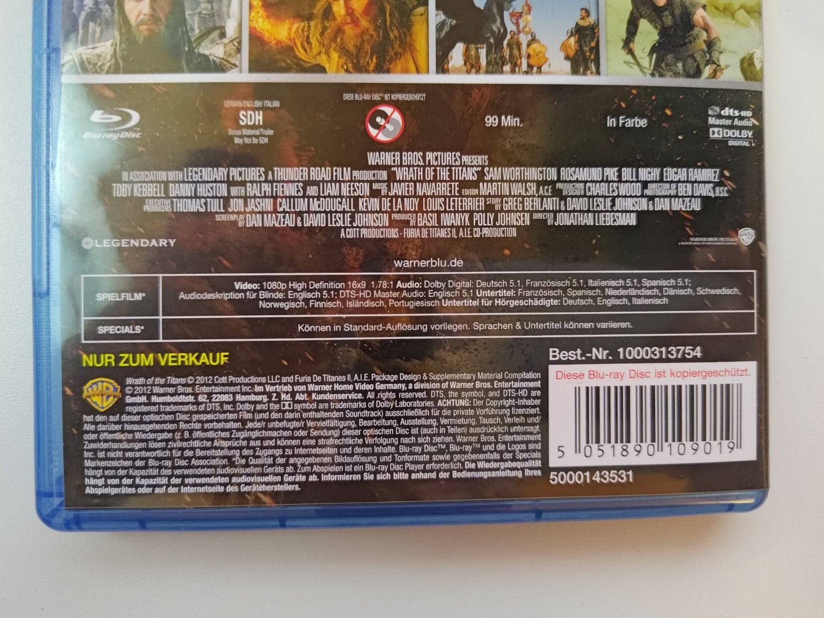 Tutti i DVDs: Zorn der Titanen – Usato da Liestal venduto da Kratzilla 3