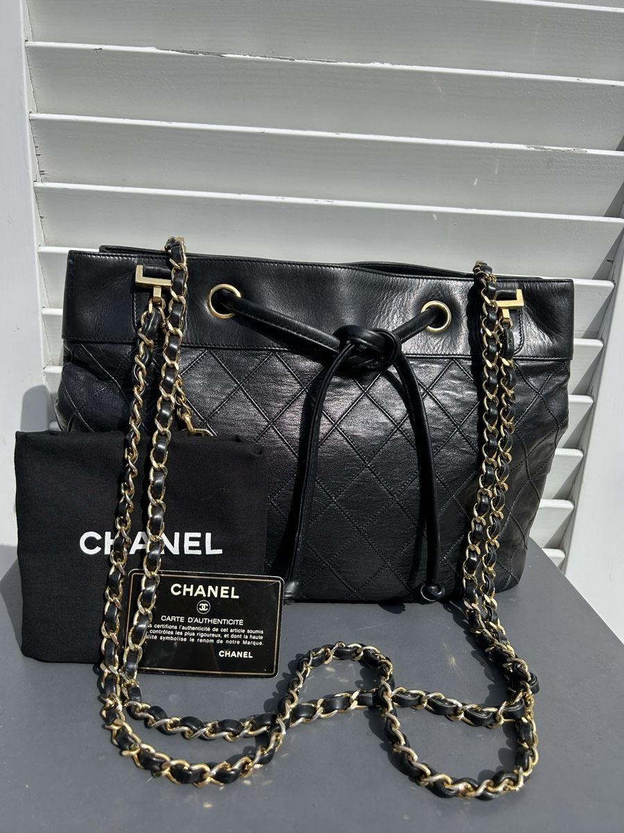 Chanel Borse da donna: Chanel Bicolore Shoulder Bag – Usato da Pfeffingen venduto da Eva_GoVintage