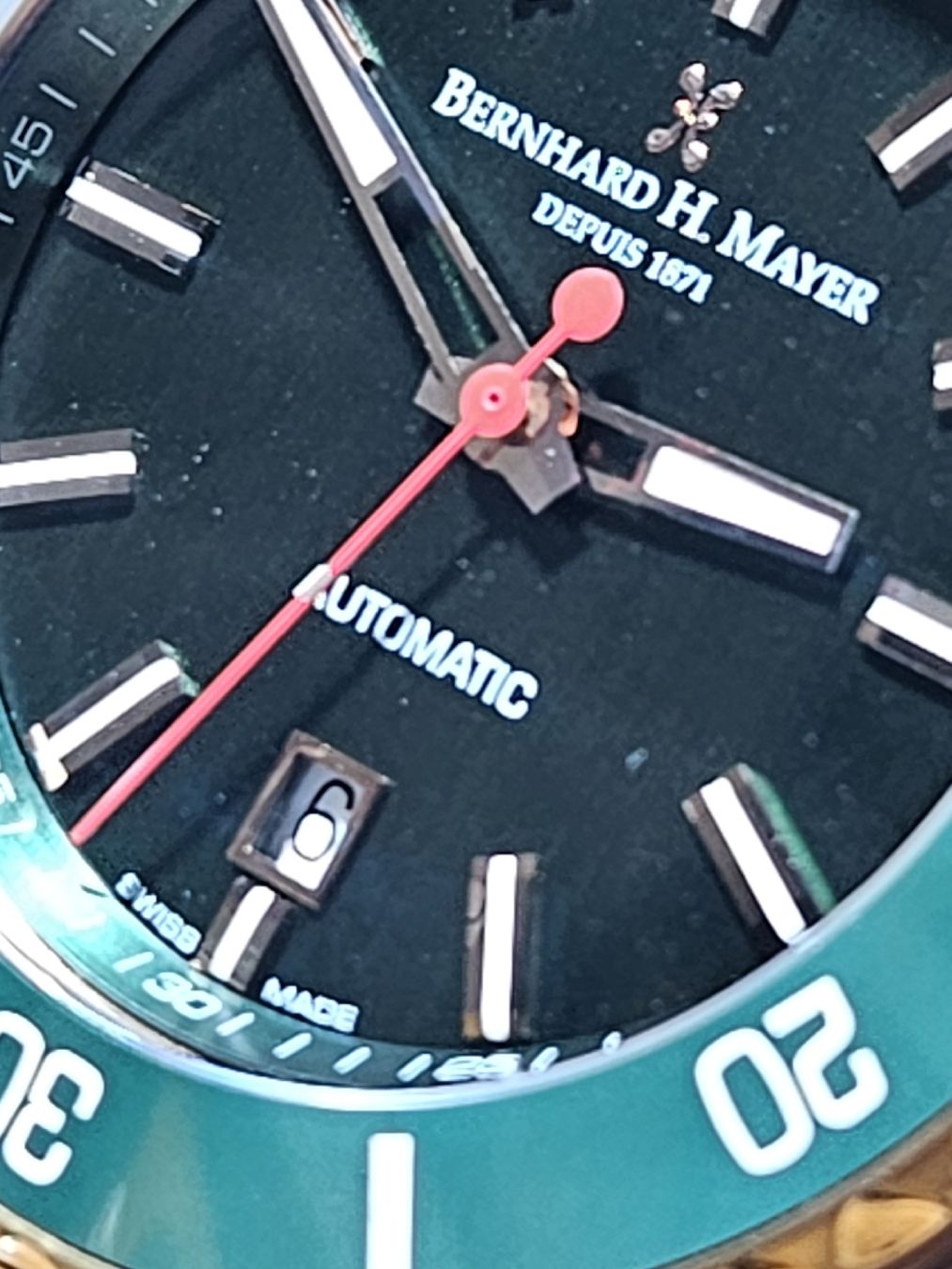 Orologi: Bernhard H. Mayer Automatic Herrenuhr 44mm – Usato da Flamatt venduto da pie_f9zm 3