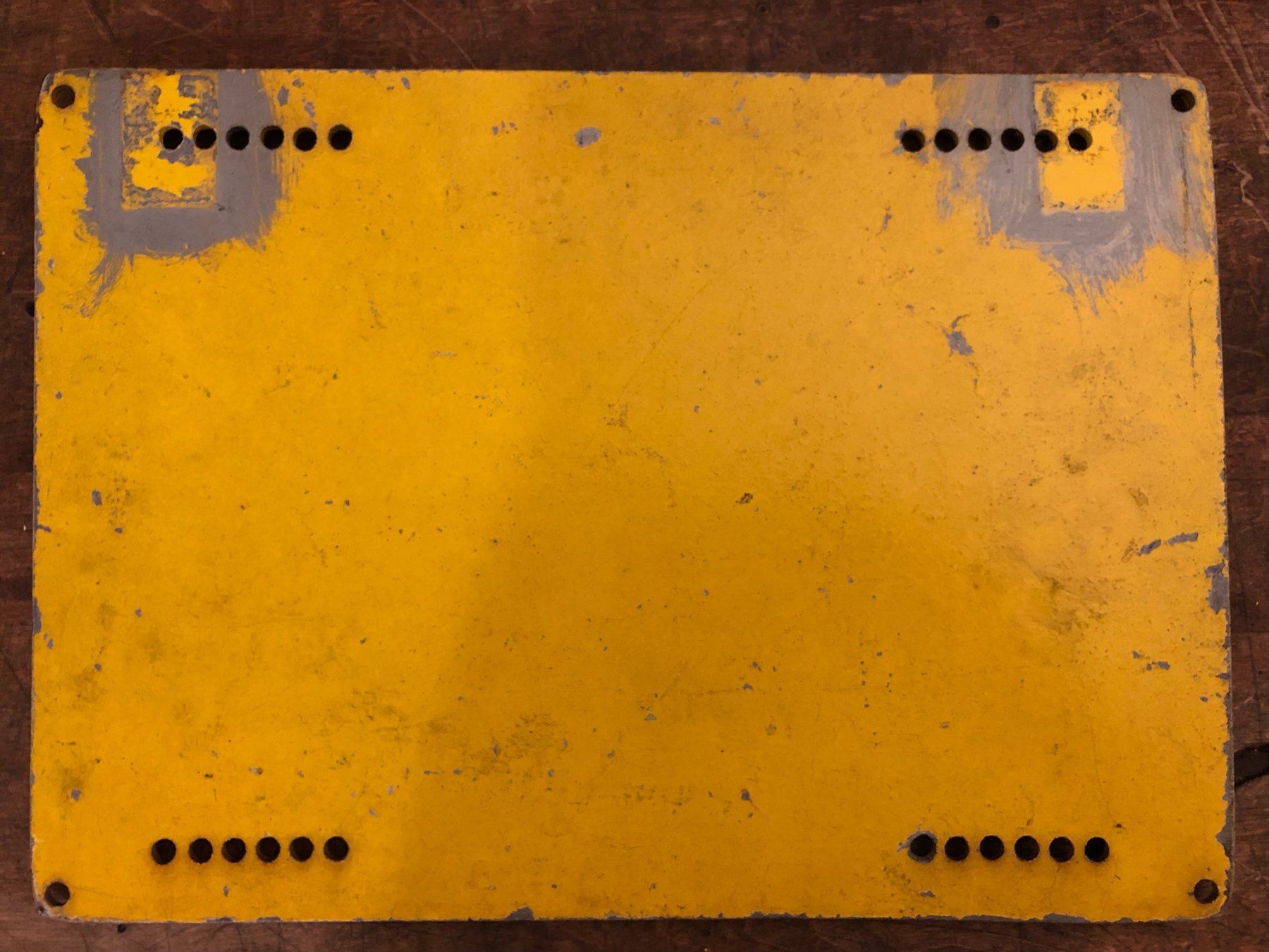 SBB/CFF/FFS Schilder: SBB ALU-Schild "LEBENSGEFAHR" – Gebraucht aus Gümmenen von Ug6 1