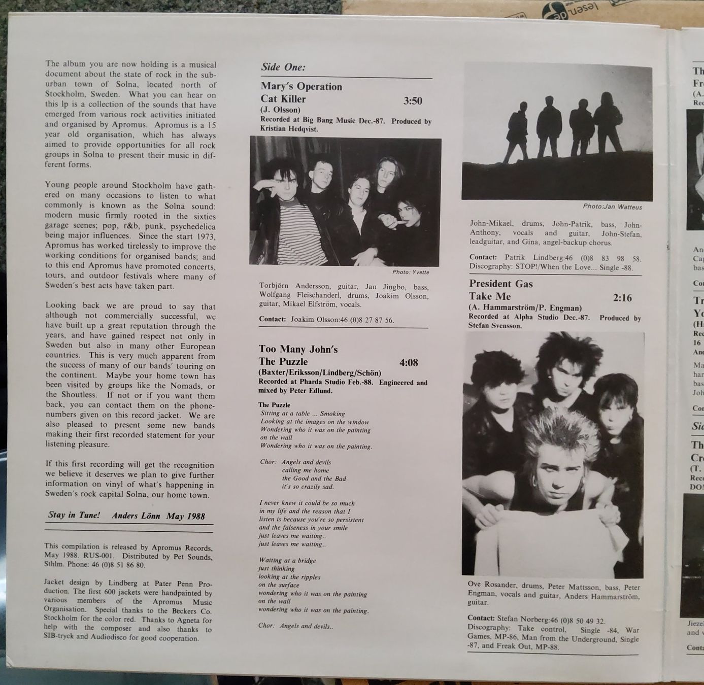 Dischi in vinile: Apromus Compilation / Garage Rock, Punk,New Wave / Various – Nuovo (secondo la descrizione) da Hägendorf venduto da Plattenhardt 1