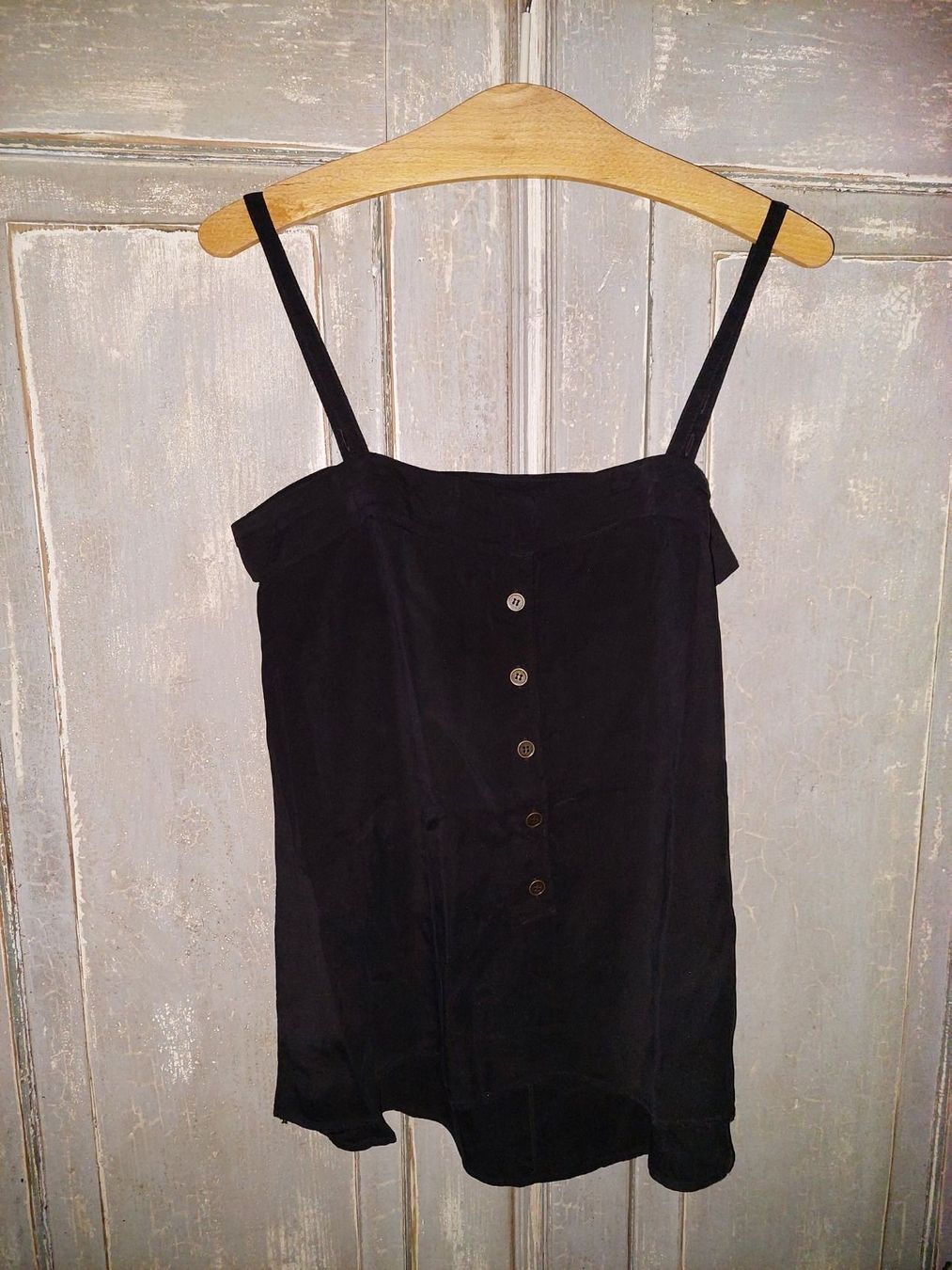 Top: Transit par-such . Top Cupro schwarz 36 – Nuovo e nell'imballaggio originale da Besenbüren venduto da teluride89