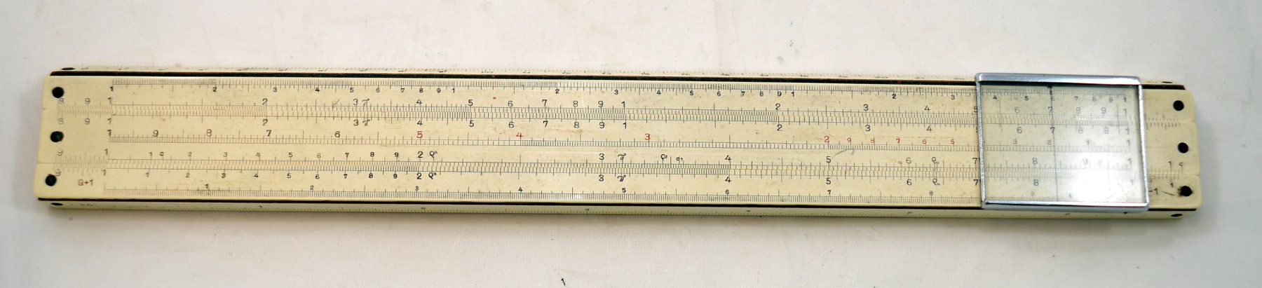 Taschenrechner: Holz Rechenschieber Albert Nestler Nº 23 – Gebraucht aus Esslingen von  1