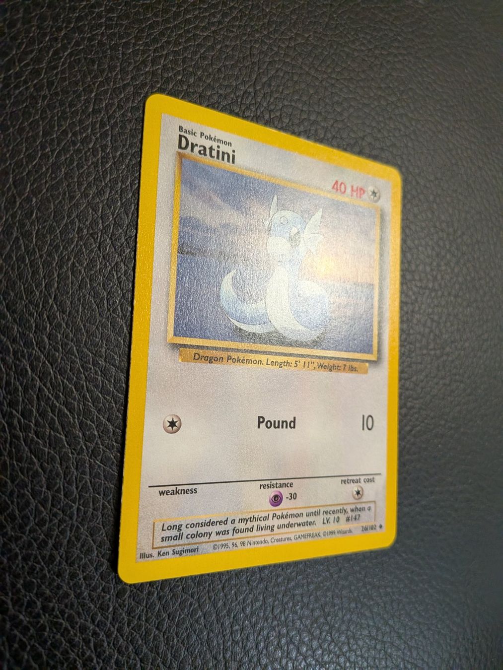 Pokémon Carte collezionabili: Base Set Dratini 26/102 Ab 1 – Usato da Paradiso venduto da Pkmn10 1