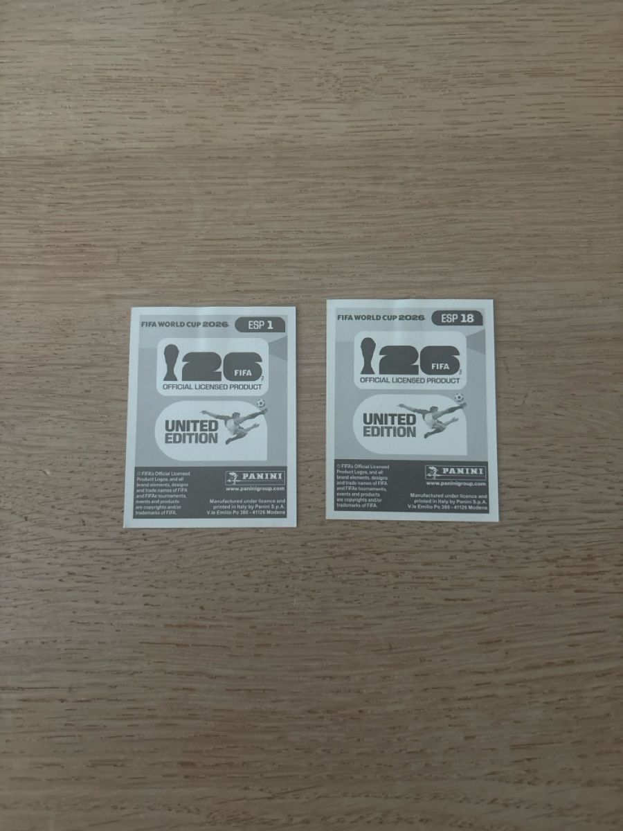 Panini Sammelbilder & Trading cards: Paninis 2026 FERRAN TORRES & logo ESP 2026 – Neu (gemäss Beschreibung) aus Boudry von Nat1234 1