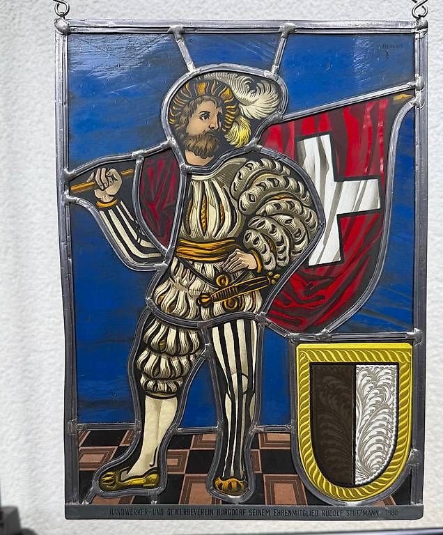 Altro in Antiquarato & Arte: Bundglass - Glasswappen Bild – Usato da Grenchen venduto da YoshiSan74