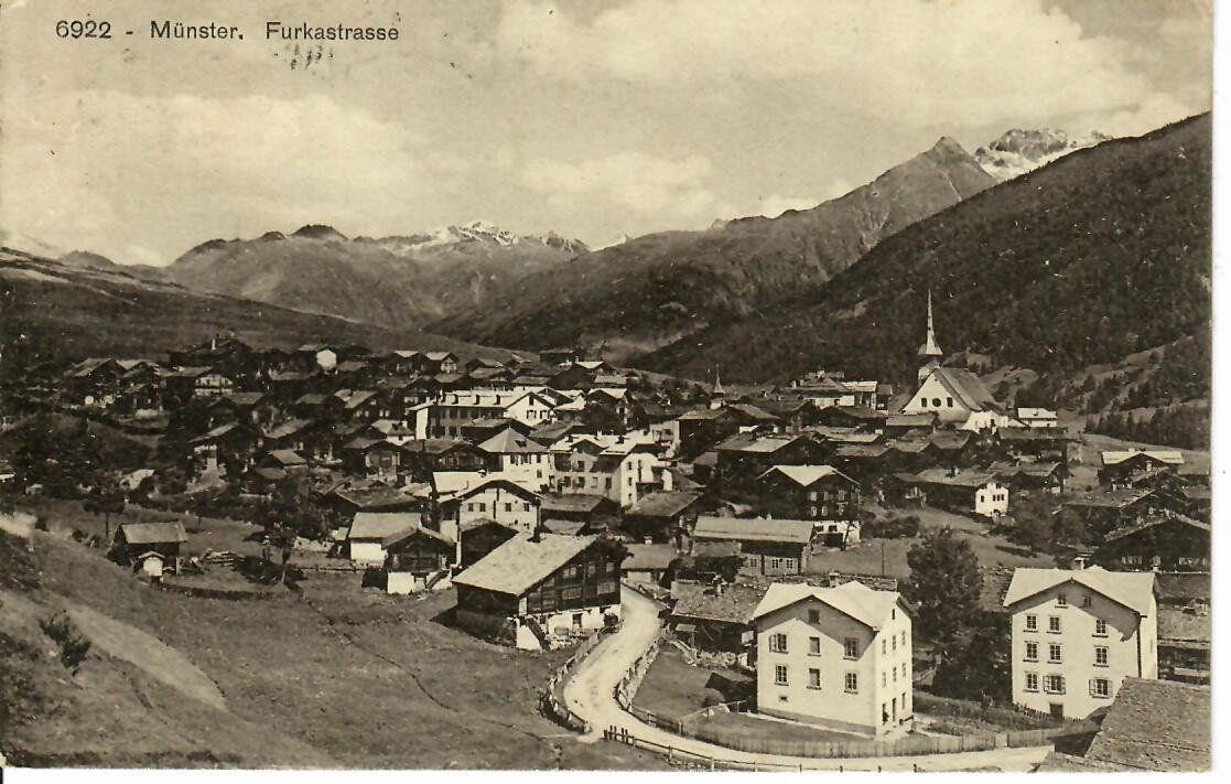 Cartes postales: Münster - Furkastrasse 1912 – D'occasion à Hochdorf par Ziegel-16