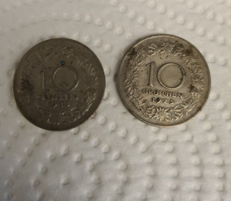 Tutti le monete: 2x 10 Groschen 1925Jg – Usato da Zell LU venduto da Jamaila
