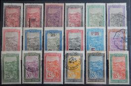 Madagaskar Franz. Kolonie ex. Kat. 79-175 */gest. 1918/22