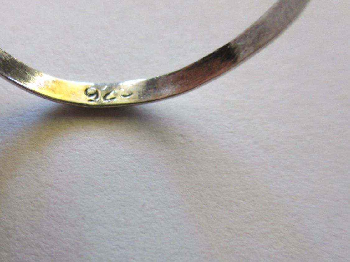 Anelli: Bague argent 925 avec pierre bleue – Usato da La Sarraz venduto da vic_v6kz 3