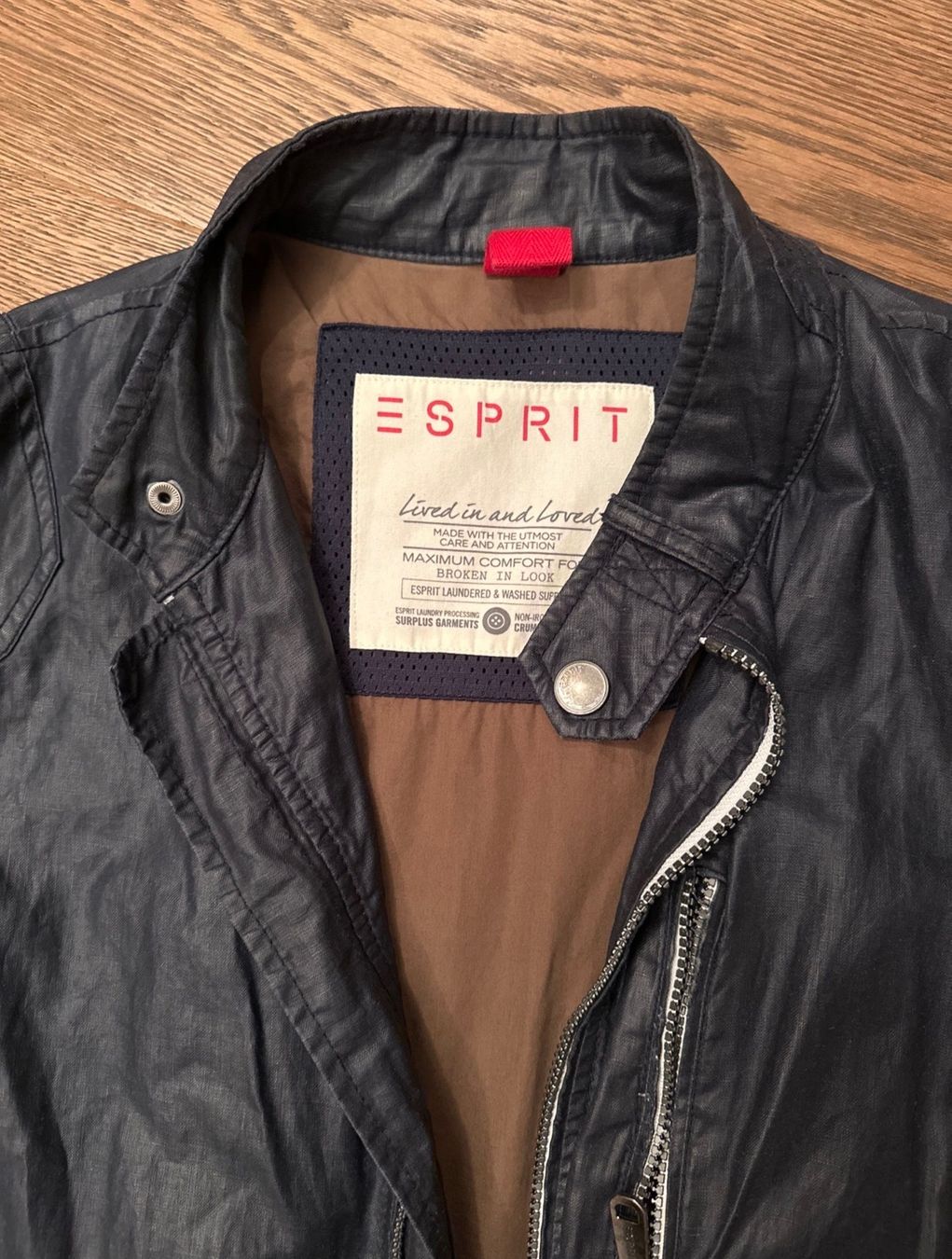 Esprit Giacche: BLACK FAUX LEATHER JACKET – Usato da Mettmenstetten venduto da Salo- 1
