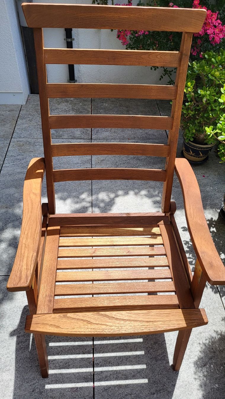 Set di tavolo e panche: Gartentisch und 4 Stühle Teakholz – Usato da Muttenz venduto da Igma 1