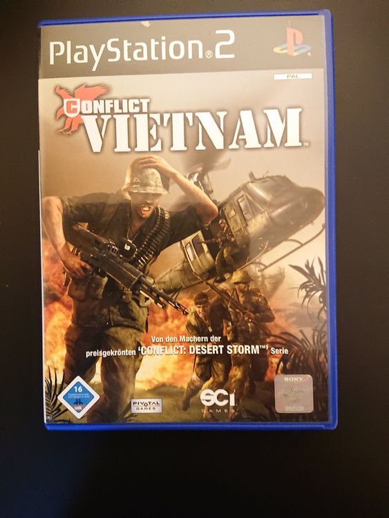 N586 JEU COMPLET PLAYSTATION 2 / PS2 PAL FR : CONFLICT VIETNAM @ FULL SET